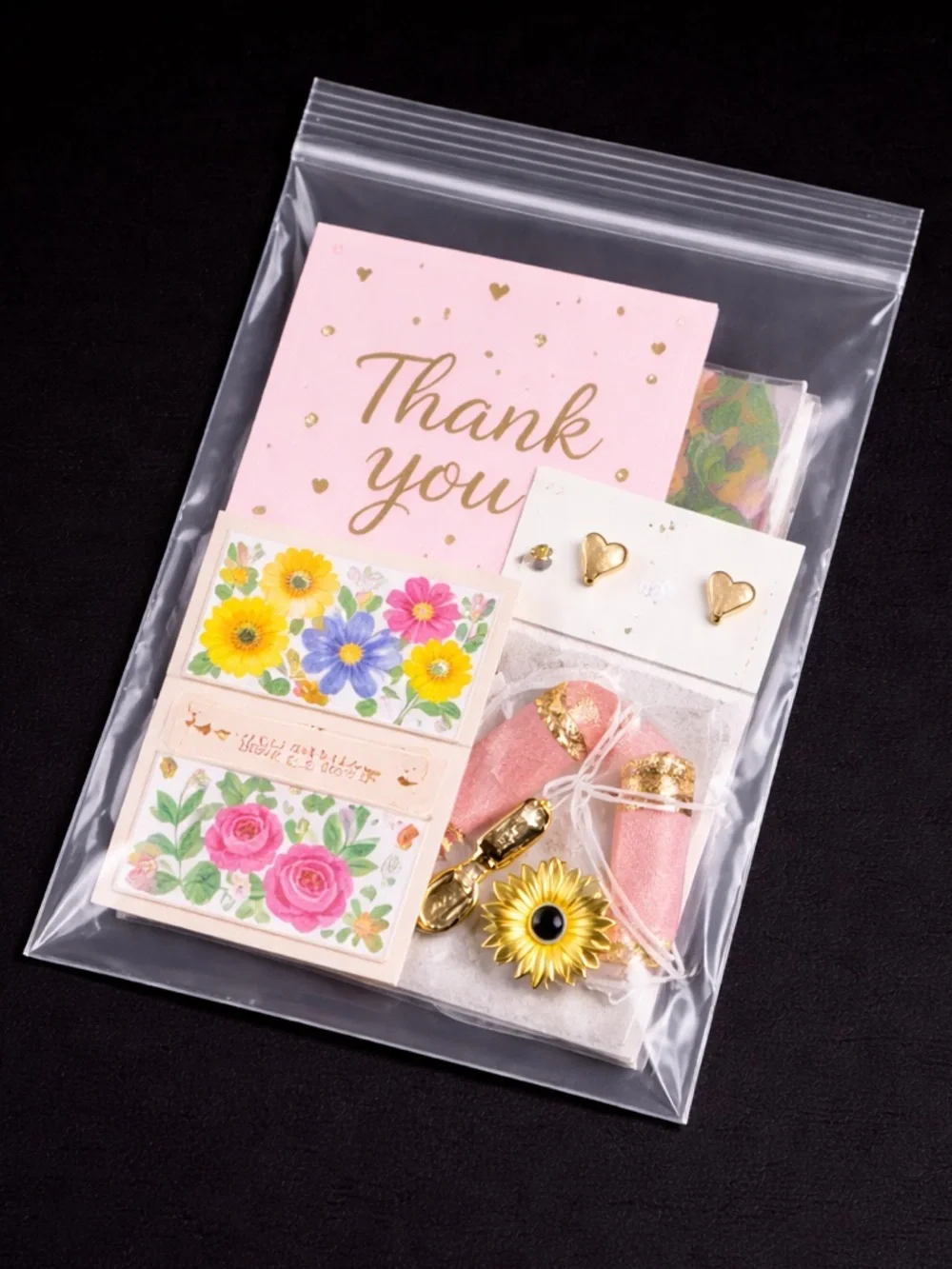 50 Clear Resealable Bags 4x6 Zip Bags Jewelry Packaging Storage Bags